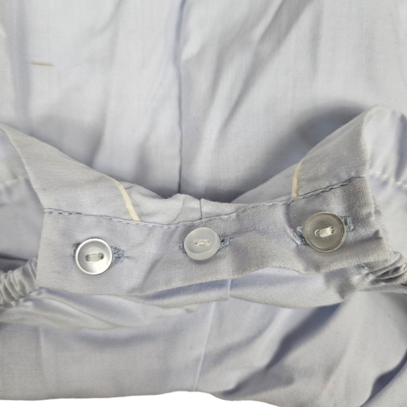 Vintage Babycrest Baby‎ Blue Embroidered Train Romper 24M Boys O12 - Picture 7 of 10